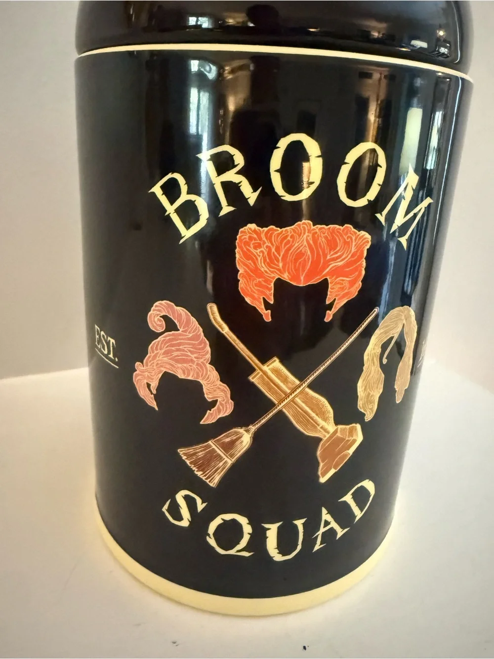 Disney Hocus Pocus Cream Ceramic Collectible Canister